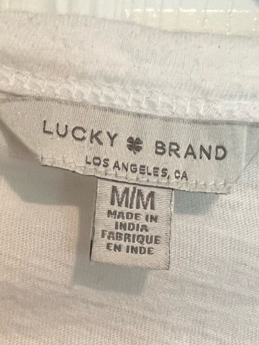 Lucky Brand White Embroidered Sleeveless Tank - Picture 4 of 4